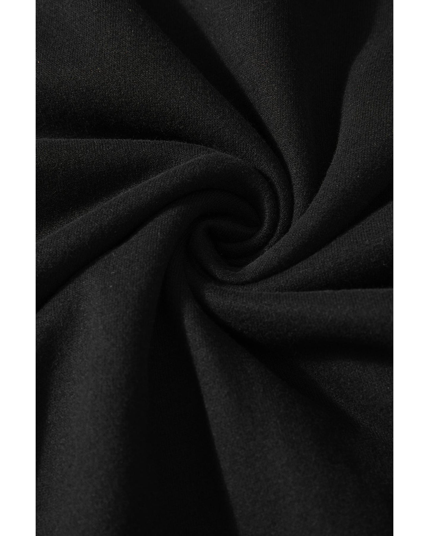 Black Fleece Lined Kangaroo Pocket Drawstring Chunky Hoodie - XL