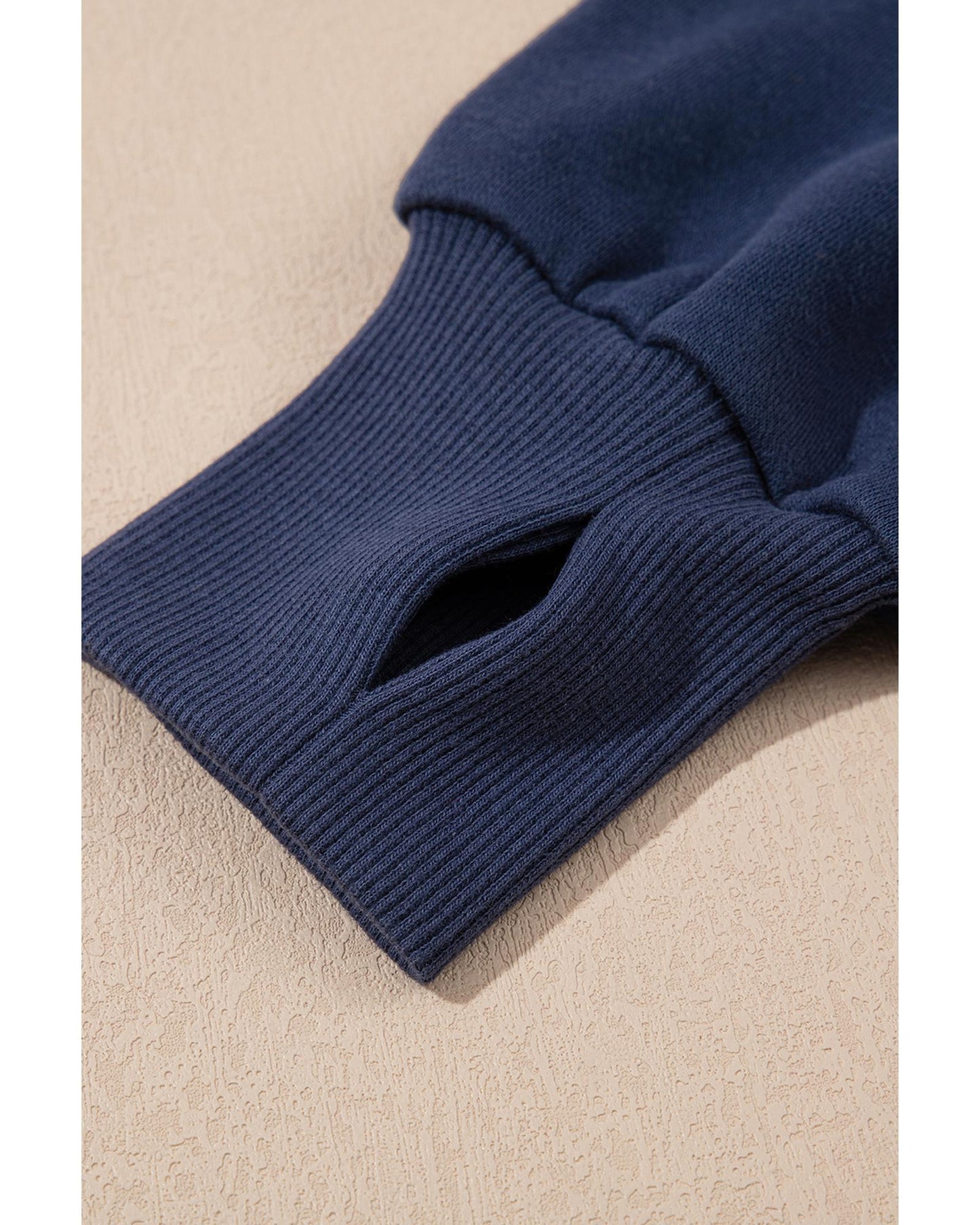 Yellow Color Block Thumbhole Sleeve Drop Shoulder Sweatshirt - 2XL