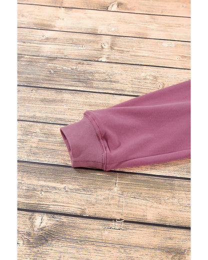 Valerian Solid Kangaroo Pocket Drawstring Loose Fit Hoodie - XL