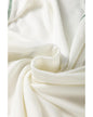 White Stripe Colorblock Sleeve Exposed Seam Fake-2-Piece Sweatshirt - XL