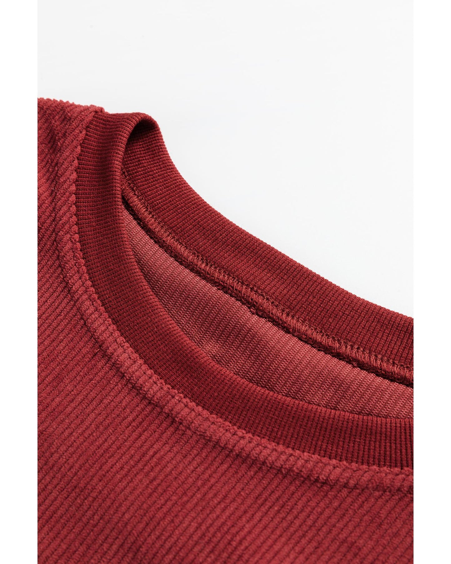 Racing Red MERRY Graphic Corded Christmas Sweatshirt - L