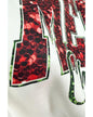 Beige MERRY Christmas Heat Transfer Printing Crewneck Pullover Sweatshirt - XL