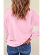 Pink Santa Claus HO HO HO Christmas Graphic Sweatshirt - 2XL
