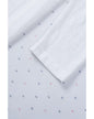 White Solid Color Open-Front Buttons Cardigan - M