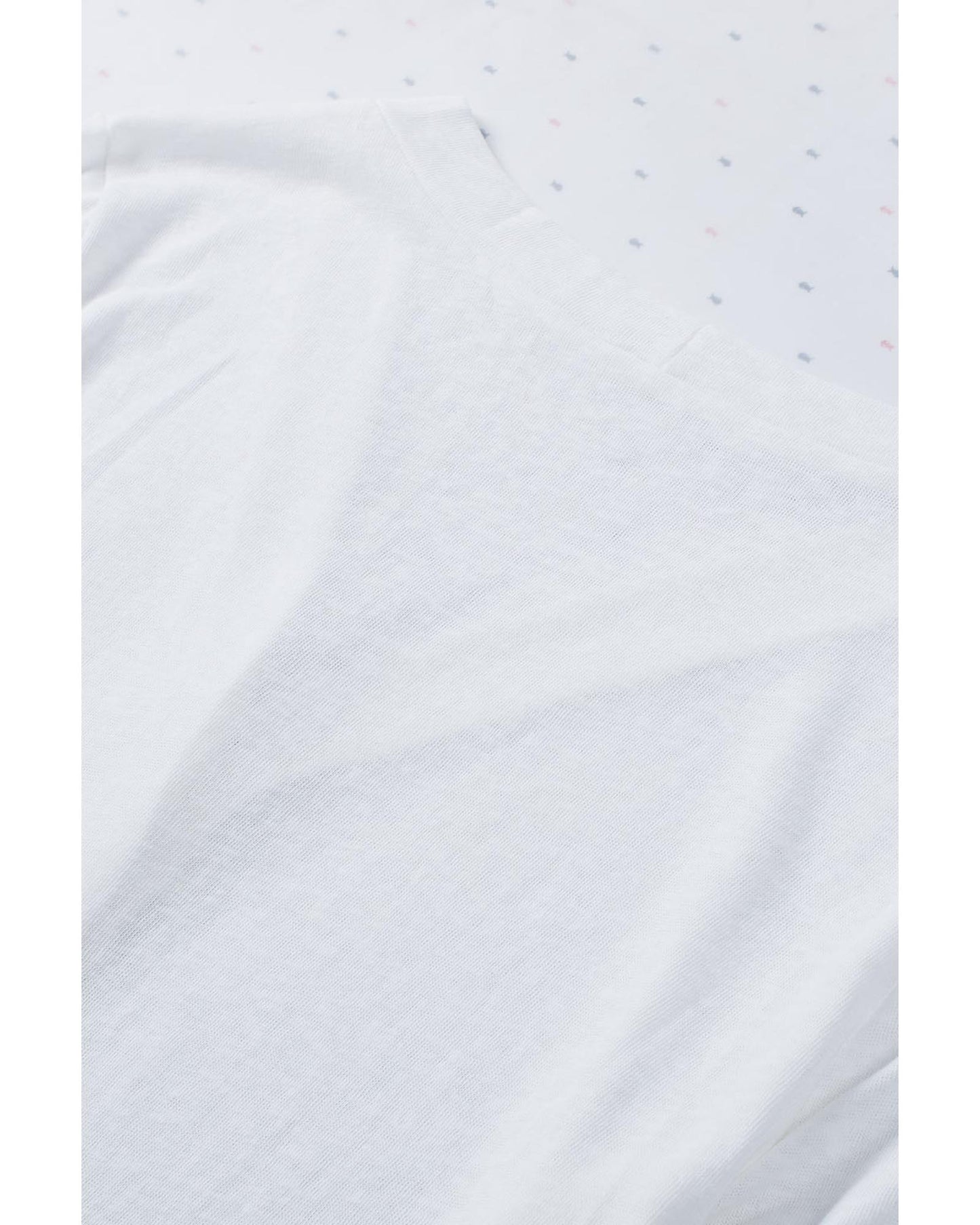 White Solid Color Open-Front Buttons Cardigan - S
