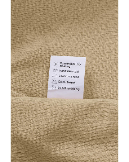 Solid Color Open-Front Buttons Cardigan - M