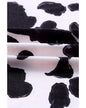 Black Western Pattern Cow Patchwork Open Front Cardigan - 2XL