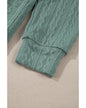 Canton Textured Knit Side Pockets Open Front Cardigan - S