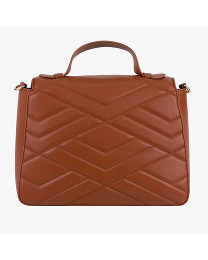 CRISTINAEFFE Women's Brown Artificial Leather Crossbody Bag - One Size
