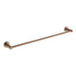 Luxurious Brushed Rose Gold Stainless Steel 304 Towel Rack Rail - Single Bar 800mm