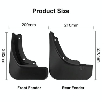 For Kia Sportage 2023 4Pcs / Set Car Auto Soft Plastic Splash Flaps Fender Guard