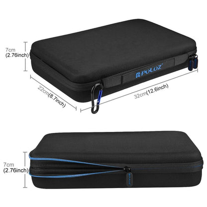 Waterproof Travel Case For Action Cameras And Accessories - Large Size