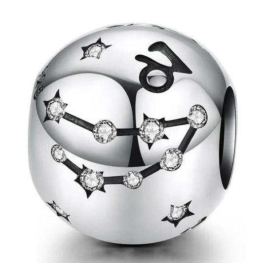 925 Sterling Silver Diy Zodiac Bracelet Beads Capricorn Style - Capricorn