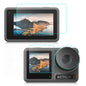 Tempered Glass Film Set for Dji Action 3 - 3-in-1 Protection for Front and Back Screens and Lenses