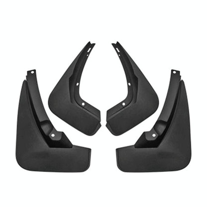 For Jaguar Xel 2018-2019 4Pcs / Set Car Auto Soft Plastic Splash Flaps Fender Guard