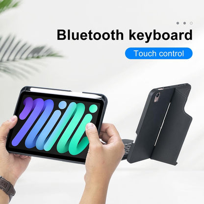 Split Type Bluetooth Keyboard Leather Case For Ipad Mini6 With Touch Backlight
