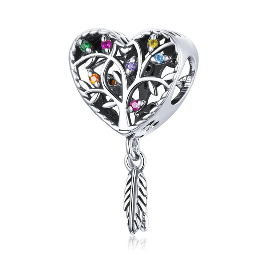 925 Sterling Silver Tree Of Life Beads For Diy Bracelets & Necklaces