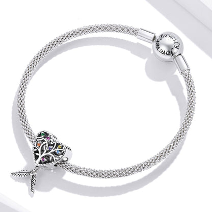 925 Sterling Silver Tree Of Life Beads For Diy Bracelets & Necklaces