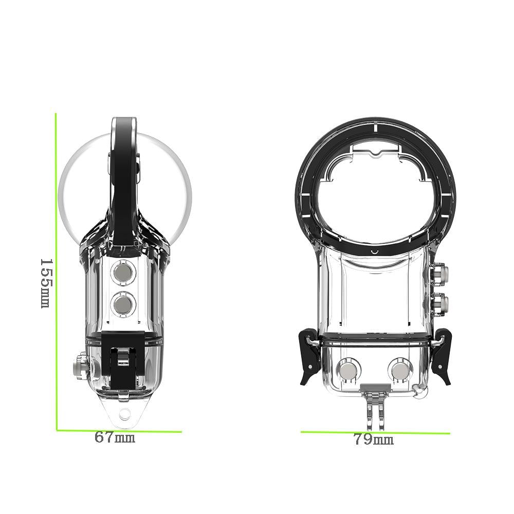 Waterproof Diving Case For Insta360 X3 Camera - No Logo