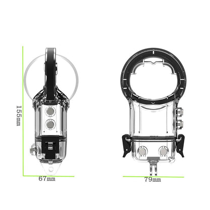 Waterproof Diving Case For Insta360 X3 Camera - No Logo
