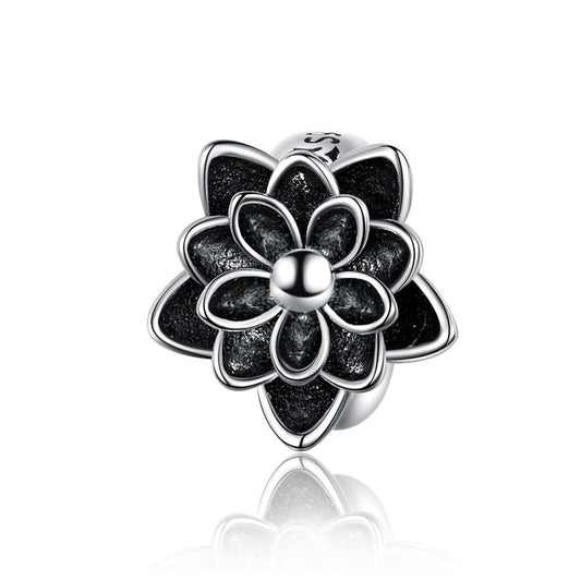 925 Sterling Silver Beaded Bracelet With Lotus Beads