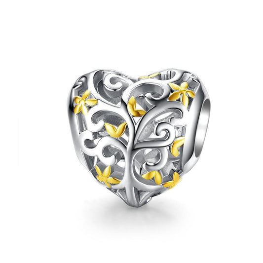 925 Sterling Silver Tree Of Life Beads For Diy Bracelets