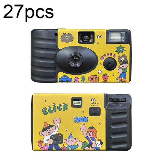 27 Retro Film Camera Stickers - Waterproof & Decorative