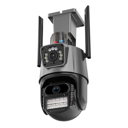 Smart Dual 2Mp Wifi Spherical Ip Camera With Humanoid Recognition And Alarm