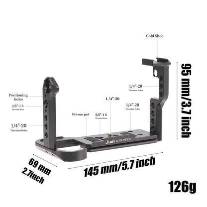 Sony Fx30 / Fx3 Camera Protection Cage Stabilizer Rig - Rabbit Cage - Only Top Board