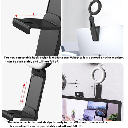 Desktop Ring Fill Light With Multi-Function Bracket - 3000-6500K