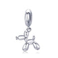 925 Sterling Silver Balloon Dog Charm For Diy Bracelets Style - Bead