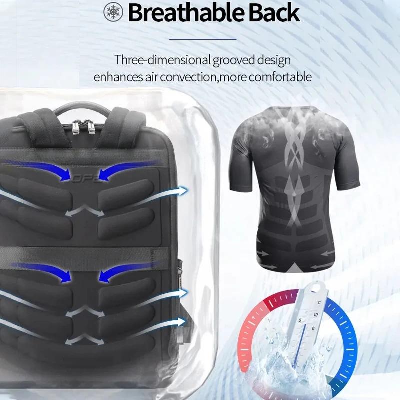 Deluxe Waterproof Laptop Backpack With Usb & Type-C Port - Large Capacity - 61-122891