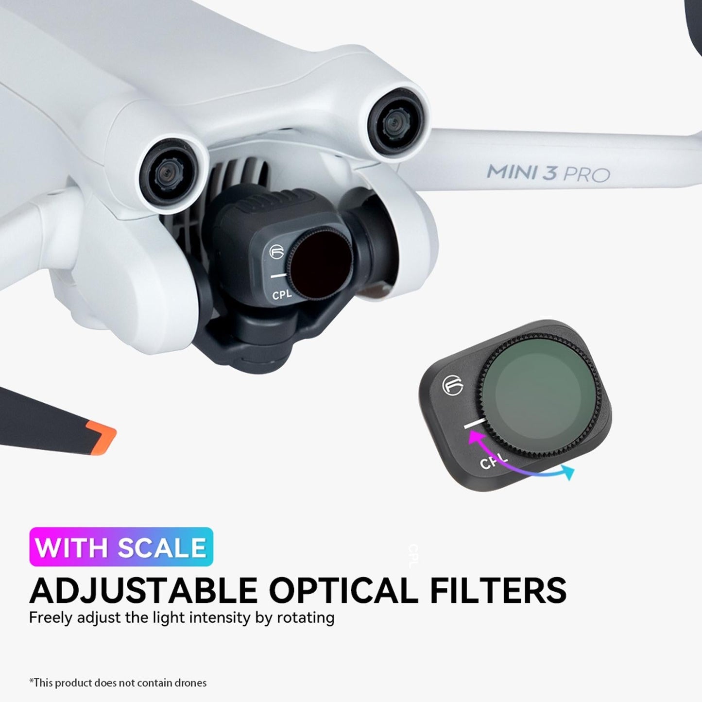 Essential Pl Filters for Dji Mini 3 Pro Drone - Nd8/Pl