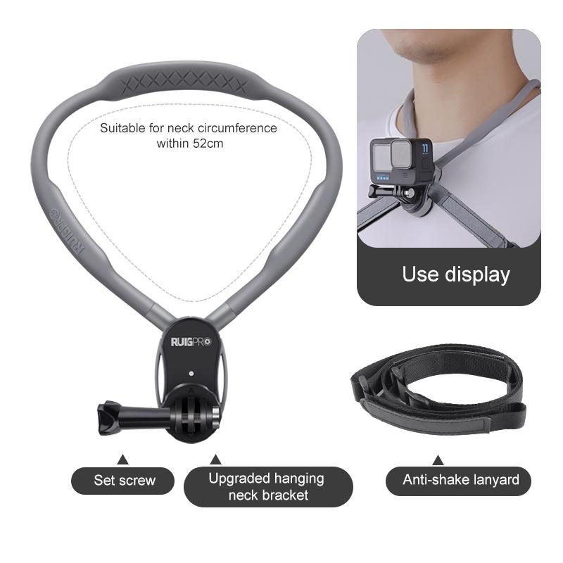 Flexible Neck Mount for Pov Viewing with Strap - Standard With Strap