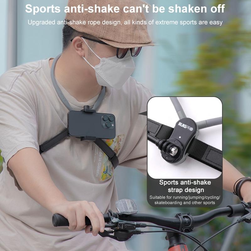 Flexible Neck Mount for Pov Viewing with Strap - Standard With Strap
