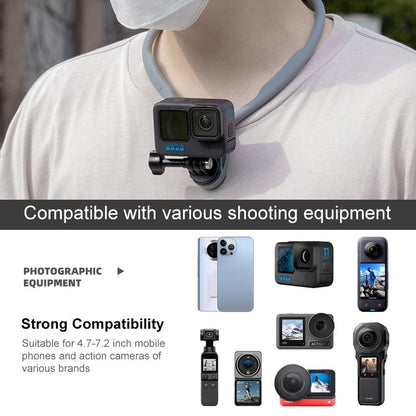 Flexible Neck Mount for Pov Viewing with Strap - Standard With Strap