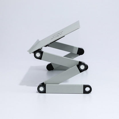 Adjustable Folding Laptop Desk with Mouse Board - Aluminum Alloy
