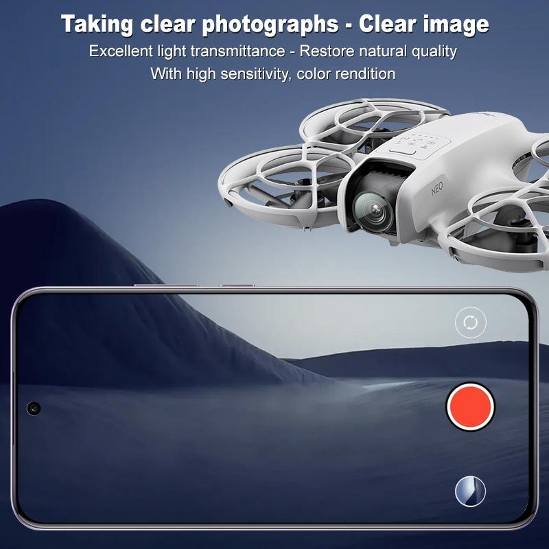 Hd Glass Rear Camera Lens Film For Dji Neo 2 Pack