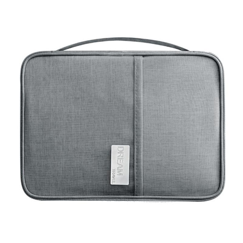 Waterproof Travel Document Bag Black Large - Blue Large
