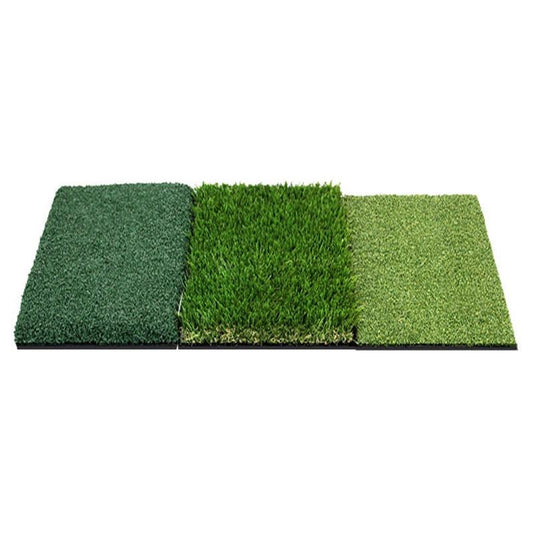 Indoor Golf Practice Pad - 3-In-1 Swing Mat For Hitting And Chipping - 30X60Cm