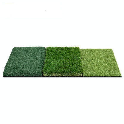 Indoor Golf Practice Pad - 3-In-1 Swing Mat For Hitting And Chipping - 30X60Cm