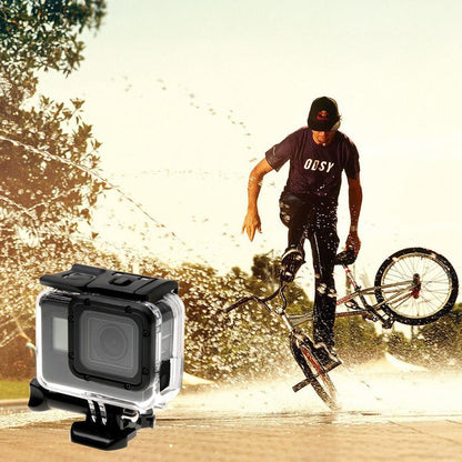 Protective Case for Gopro Hero6 / 5 with Skeleton Housing Buckle Mount and Screw