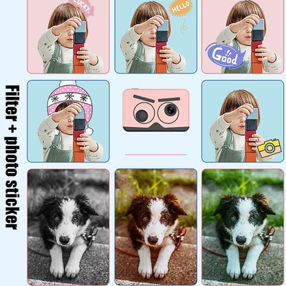 Mini Slr Camera for Kids with Dual-lens and Auto Focus