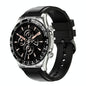 Smart Bluetooth Calling Watch With Nfc Function - Black Silicone