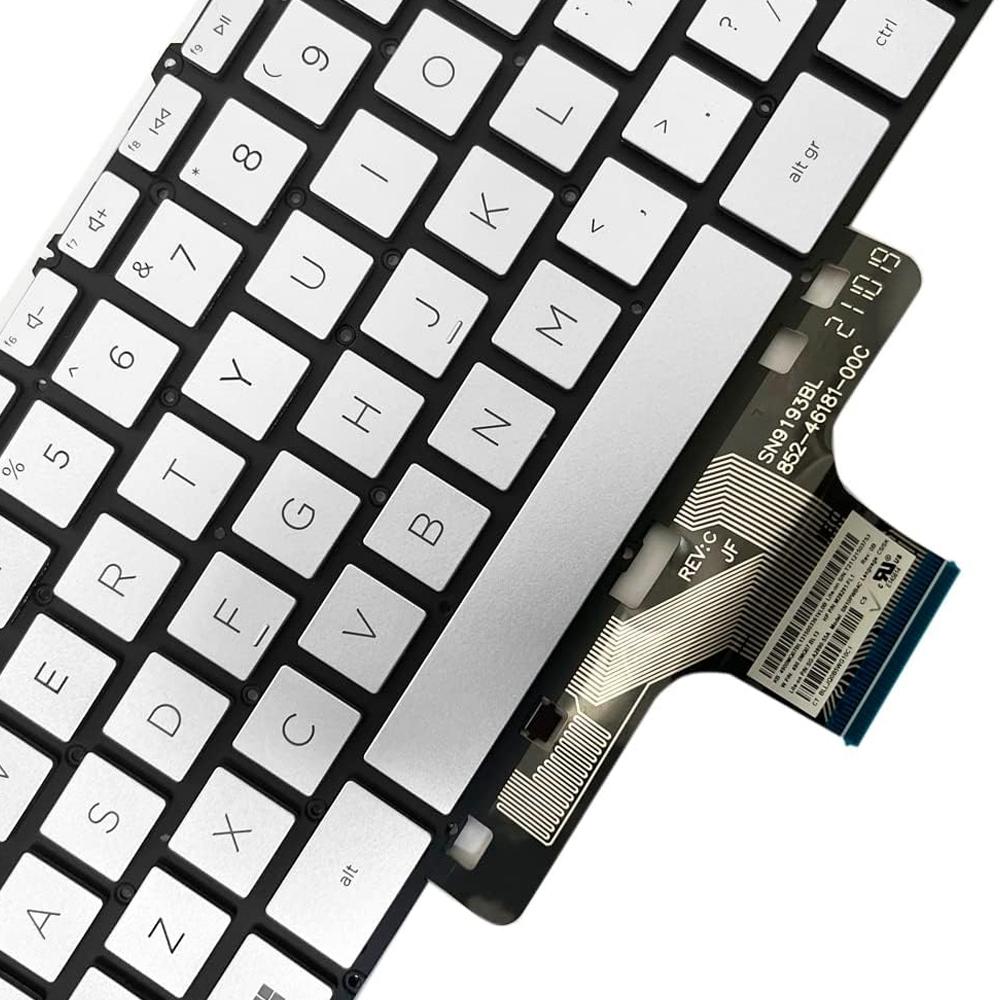 Backlit Keyboard for us Version Devices - For Hp 15-Ab