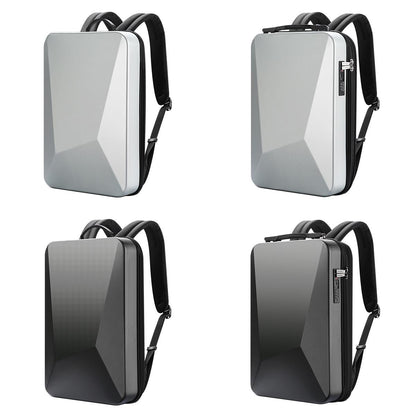 Waterproof Expandable Backpack with Usb Charging - Silver Regular