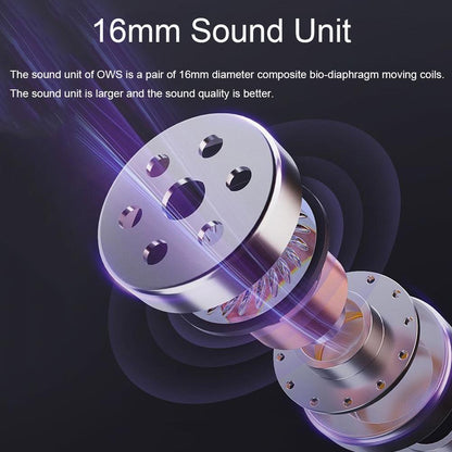 Wireless Bluetooth 5.2 Earphones with Noise Reduction Ear-mounted Design - Black Without Accessories