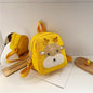 Adorable Bear Schoolbag For Kids - Cartoon Design - Deer Yellow