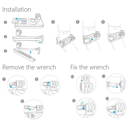 Secure Strap Holder for Dji Pocket / Action - Fixed