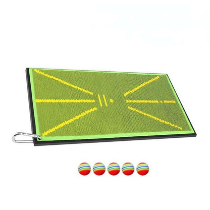 Improve Your Golf Swing With Training Pad And Sponge Balls